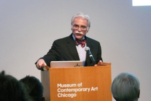 Michael Dorf speaking at Chicago's Museum of Contemporary Art
